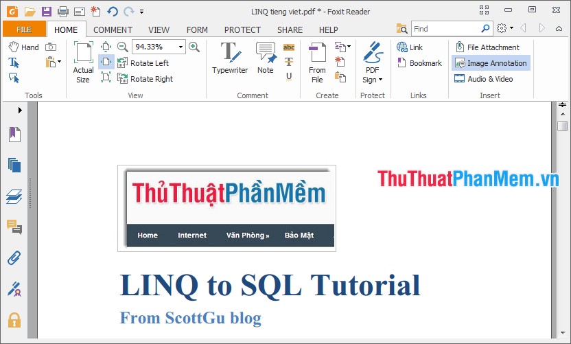 Insert image into PDF file with Foxit Reader Picture 8