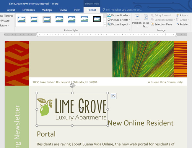 Insert images into Word 2016 and align images in Word 2016 Picture 14