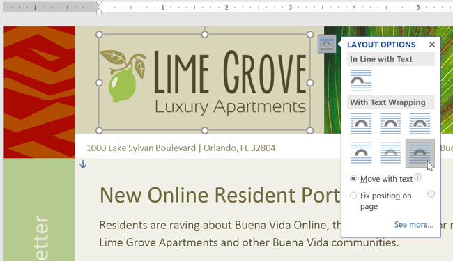 Insert images into Word 2016 and align images in Word 2016 Picture 18