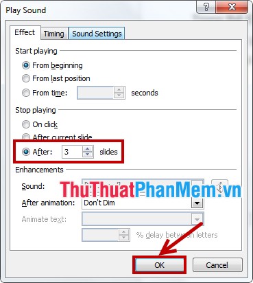 Insert music into PowerPoint Picture 13