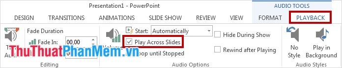 Insert music into PowerPoint Picture 4