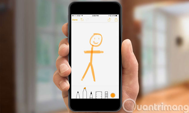 Insert pictures and drawings into notes on iOS 9 Picture 10