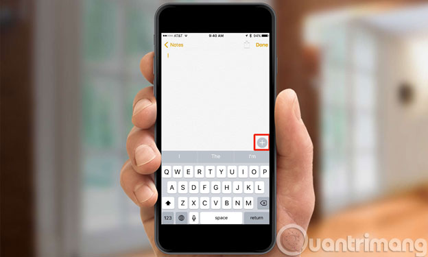 Insert pictures and drawings into notes on iOS 9 Picture 3