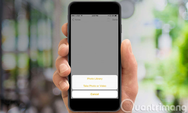 Insert pictures and drawings into notes on iOS 9 Picture 5