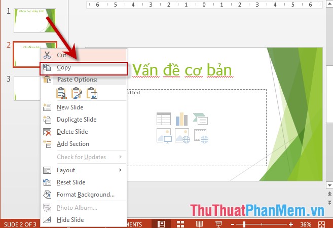 Insert slides in PowerPoint Picture 3