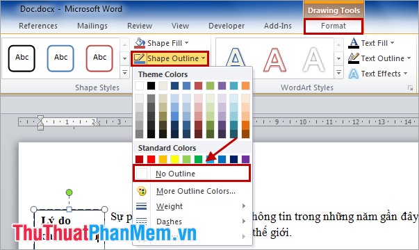 Insert text anywhere in Word Picture 11