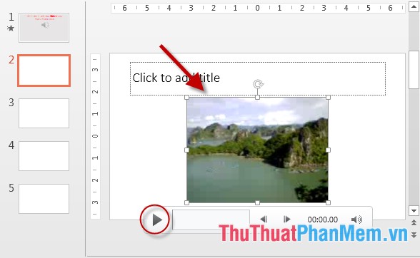 Insert Video file into Slide in PowerPoint Picture 6