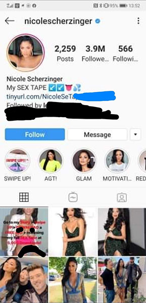 Instagram account of a series of famous stars hacked and used as a means of fraud Picture 4