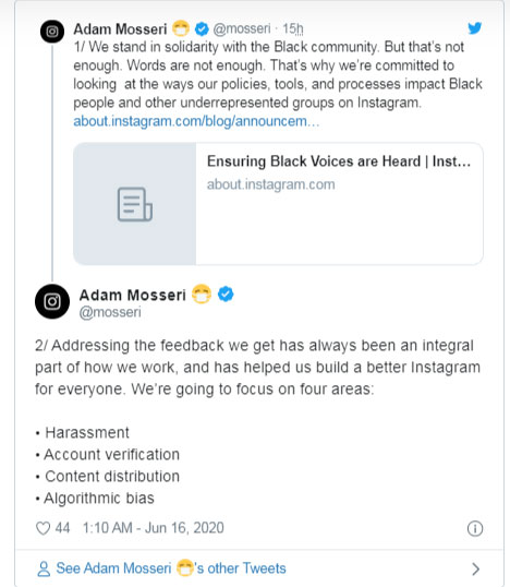 Instagram tightens algorithms and censorship policies for racist acts Picture 1