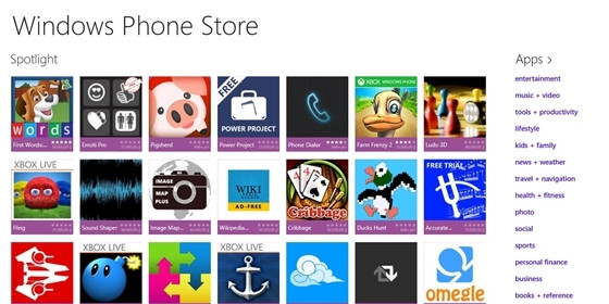 Install and use Windows Phone Store on Windows 8 Picture 6