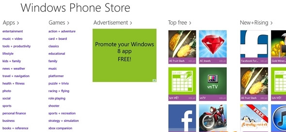 Install and use Windows Phone Store on Windows 8 Picture 7