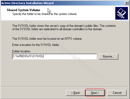 Install DNS server and Domain Controller in Windows Server 2003 Picture 13
