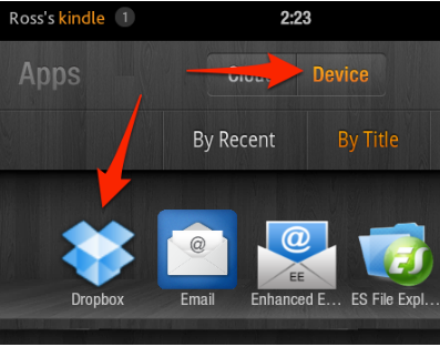 Install Dropbox on Amazon's 'Fire' Kindle Fire Picture 11