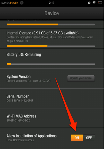 Install Dropbox on Amazon's 'Fire' Kindle Fire Picture 3