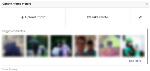 Install frames and temporary images on Facebook Picture 3