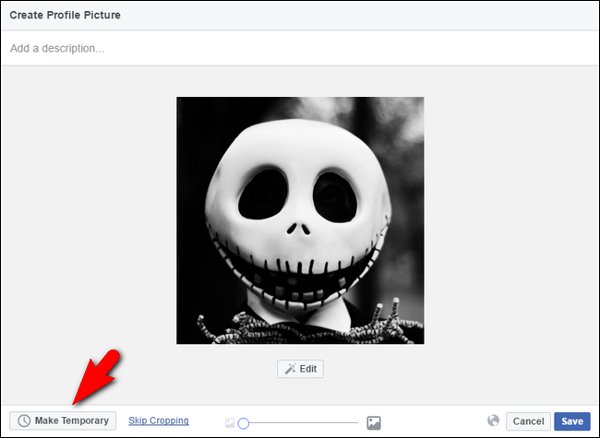 Install frames and temporary images on Facebook Picture 4