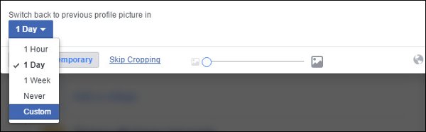 Install frames and temporary images on Facebook Picture 5
