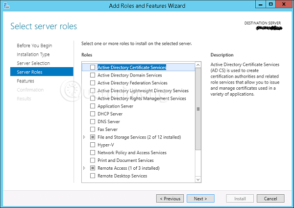 Install Role, configure role on Windows Server 2012 Picture 8