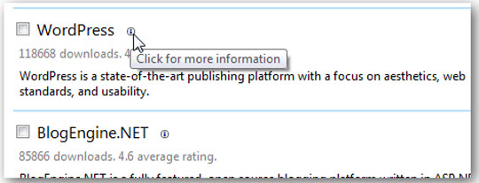 Install web applications with Windows Web Platform Picture 10