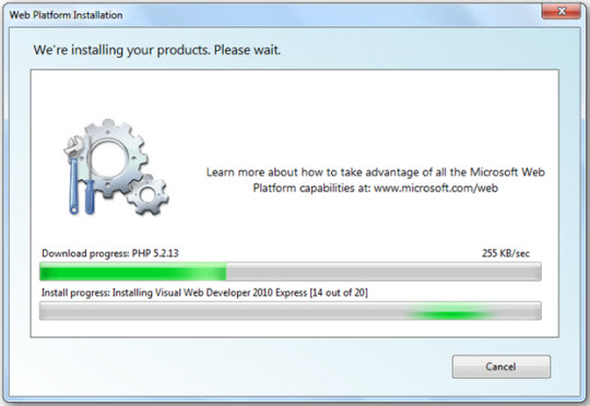 Install web applications with Windows Web Platform Picture 14