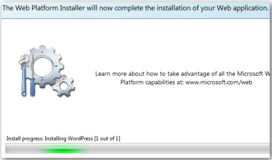 Install web applications with Windows Web Platform Picture 17