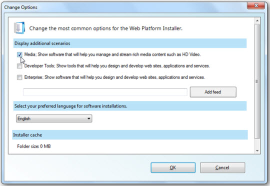 Install web applications with Windows Web Platform Picture 8