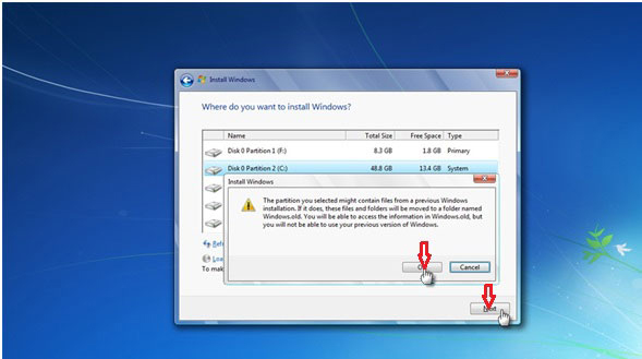 Install Win 7 from your hard drive, no need for USB, install Win disk Picture 9