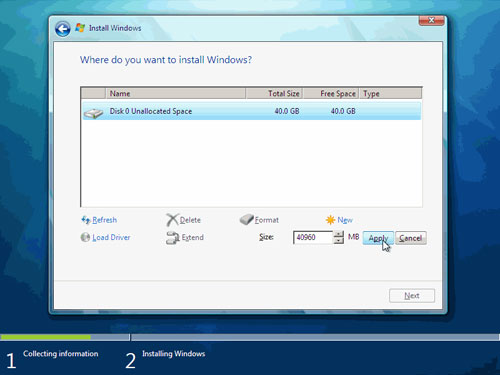 Install Windows 7 Beta Picture 10