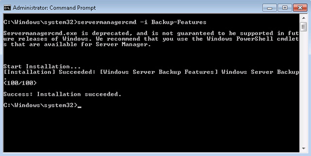 Install Windows Server Backup on Windows Server 2008 R2 Picture 6