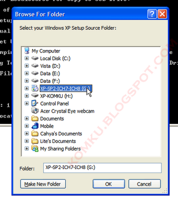 Install Windows XP from a USB Flash drive Picture 23