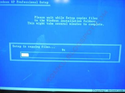 Install Windows XP from a USB Flash drive Picture 36
