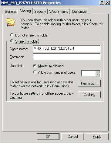Installing, configuring, and testing Exchange 2007 CCR on Mailbox Server (Part 2) Picture 4