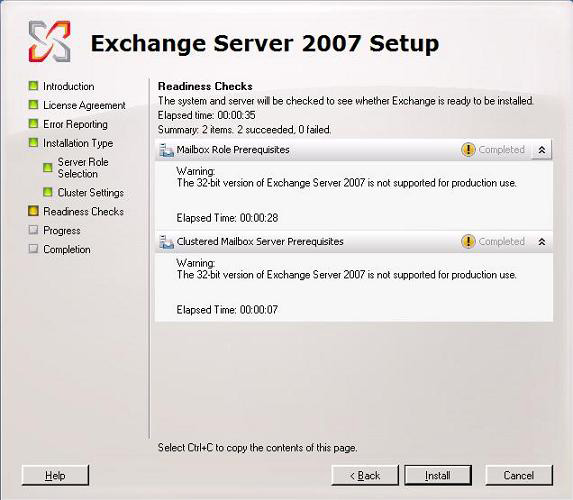 Installing, configuring, and testing Exchange 2007 CCR on Mailbox Server (Part 3) Picture 10