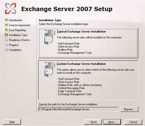 Installing Exchange 2007 (Part II) Picture 2