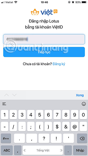 Instruction for registering Lotus account Picture 9