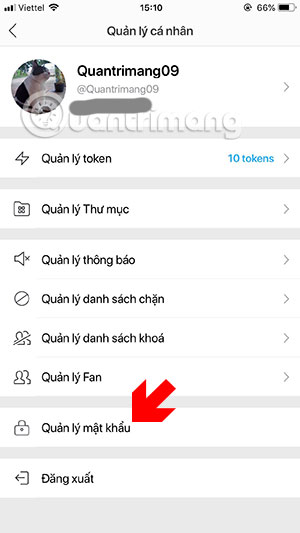 Instruction to change Lotus account password Picture 2