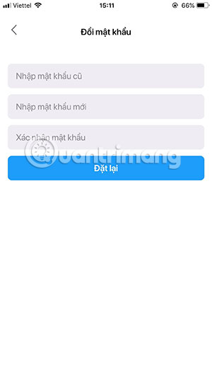 Instruction to change Lotus account password Picture 3