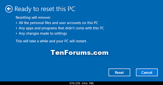 Instructions 2 simple ways Reset Windows 10 (The last part) Picture 8