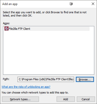 Instructions allow applications to communicate with each other via Windows Firewall Picture 5