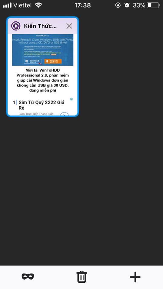 Instructions for accessing anonymous Web on iPhone browser Picture 12