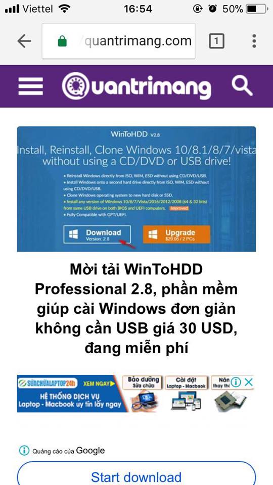 Instructions for accessing anonymous Web on iPhone browser Picture 5