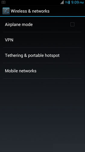 Instructions for accessing the Internet via phone running Android Picture 4