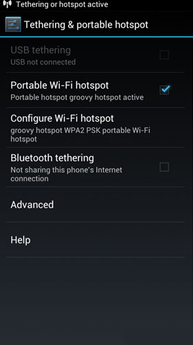 Instructions for accessing the Internet via phone running Android Picture 7