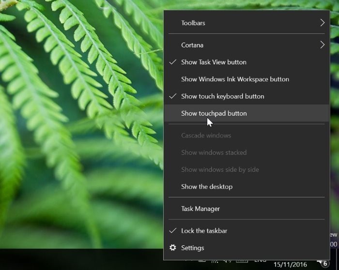 Instructions for activating and customizing virtual Touchpad on Windows 10 Picture 2