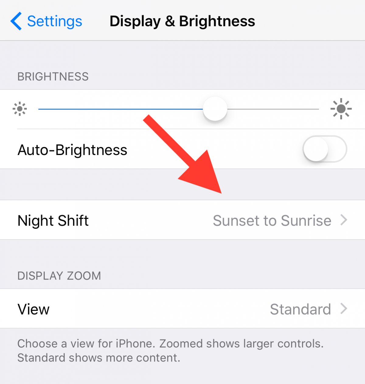 Instructions for activating Night Shift on iOS 9.3 Picture 4