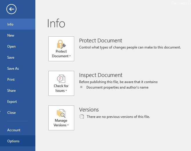 Instructions for activating the dark color Theme on Office 2016 Picture 2