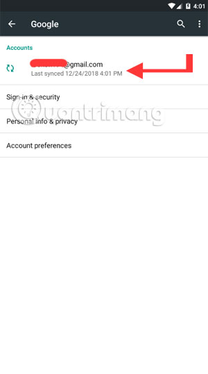 Instructions for adding and removing Google accounts on Android Picture 10