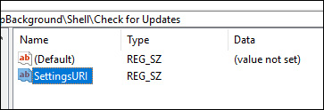 Instructions for adding 'Check for Updates' option to Windows Context Menu Picture 7