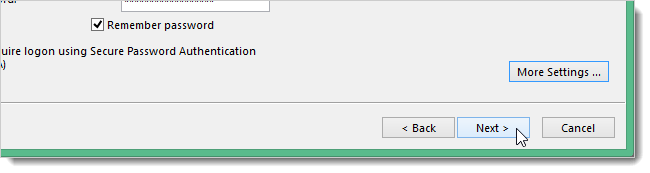Instructions for adding Gmail accounts to Outlook 2013 and 2016 using IMAP Picture 16