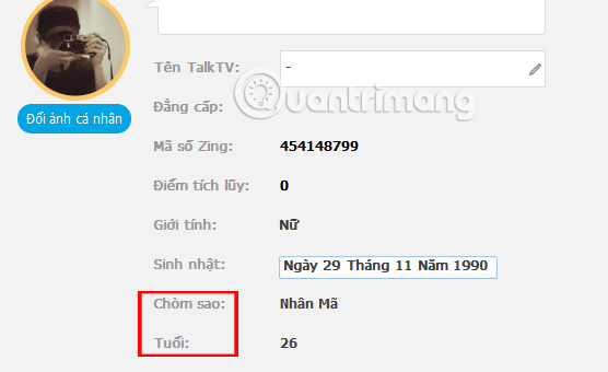 Instructions for adding personal information on TalkTV Picture 7
